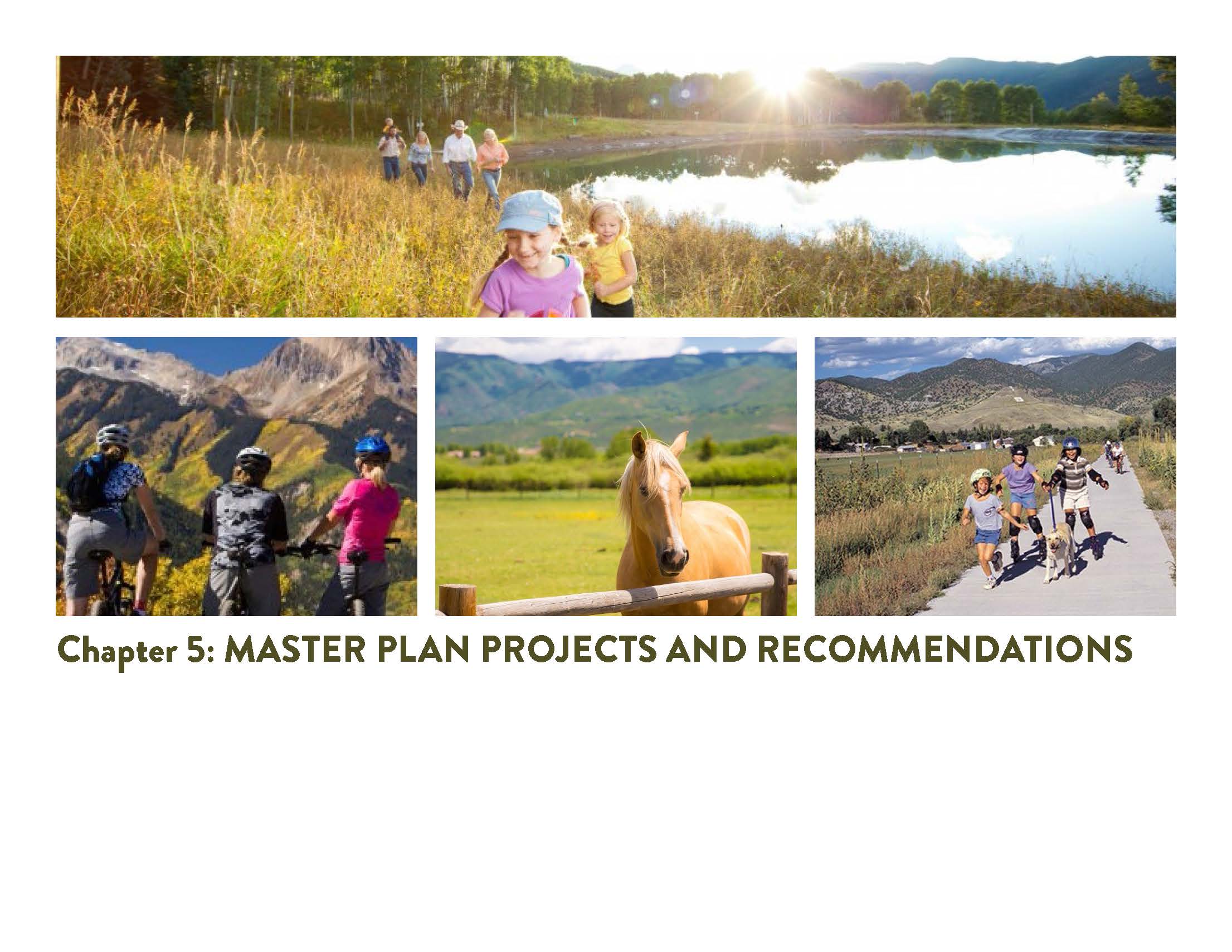 Chatper 5: Master Plan Projects and Recommendations